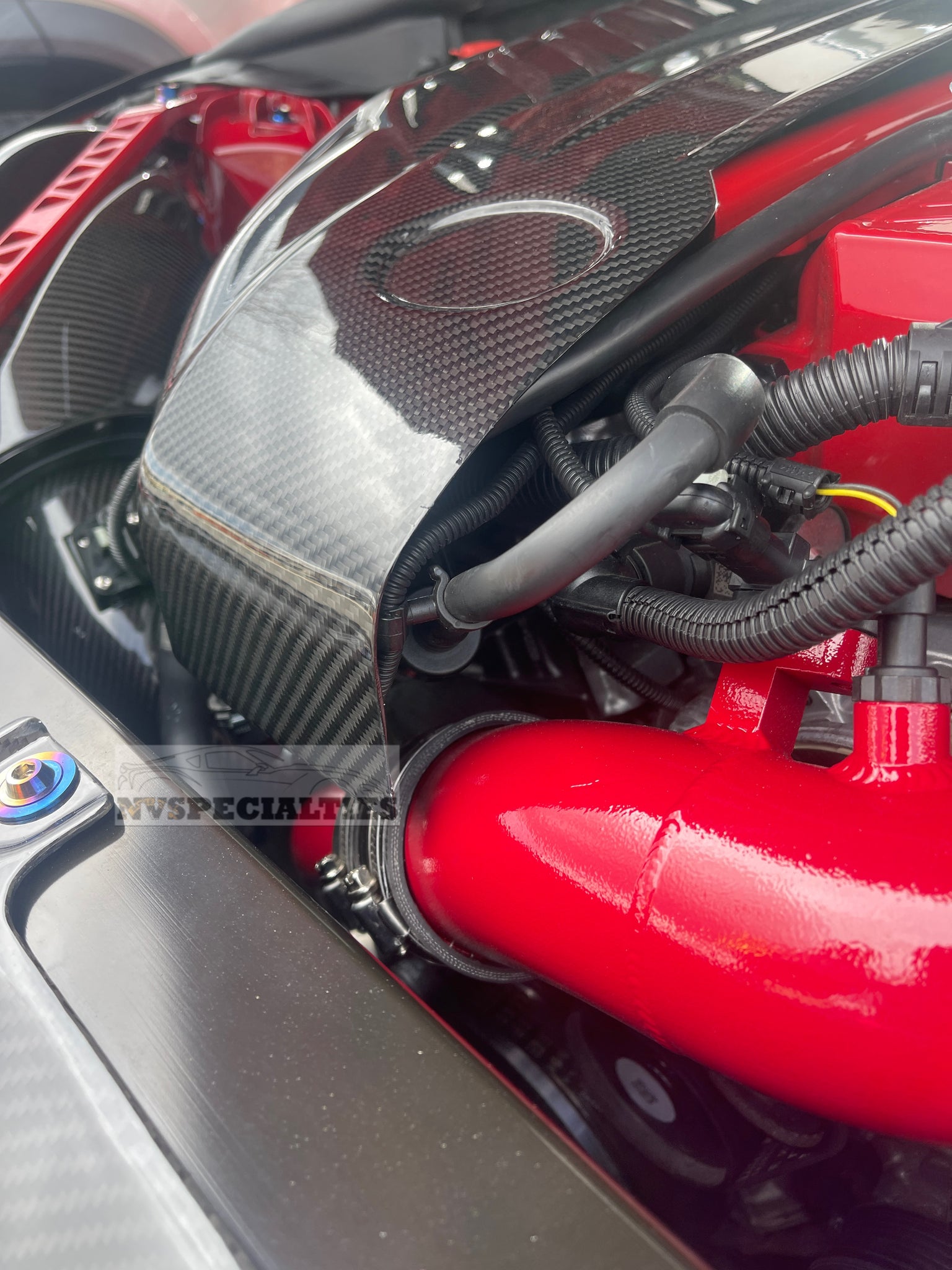 Sv Rear Engine Cover Supra Carbon Half Engine Cover by NVS – NVSpecialties