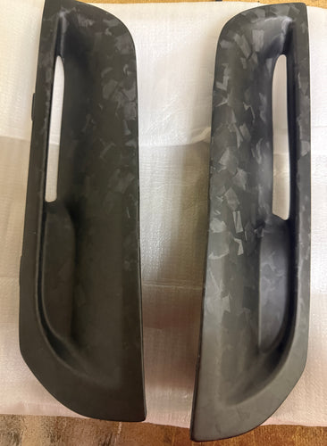 Matte Forged GRC Open Style Front Bumper Vents