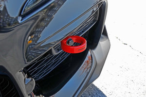 Perrin 2020 Toyota Supra Tow Hook Kit (Front) - Red